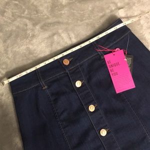 Brand new with tags denim skirt